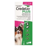 Credelio Plus 112,5 mg/4,22 mg rágótabletta  2,8-5,5 kg közötti kutyáknak x3