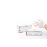 Púdermentes latex vizsgálati kesztyű aloe verával, XS, fehér, 100 db