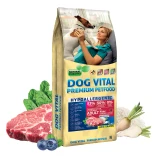 Dog Vital Hipoallergén Top Energy Adult Medium&Maxi Pork, blueberry&spinach 12+2kg grátisz
