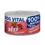 Dog Vital konzerv 100% Natural Soft Paté Beef - marha 150g