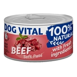 Dog Vital konzerv 100% Natural Soft Paté Beef - marha 150g