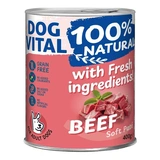 Dog Vital konzerv 100% Natural Soft Paté Beef - marha 400g