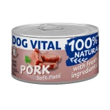 Dog Vital konzerv 100% Natural Soft Paté Pork - sertés 150g