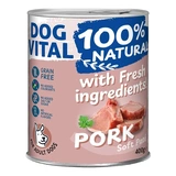 Dog Vital konzerv 100% Natural Soft Paté Pork - sertés 400g