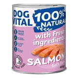 Dog Vital konzerv 100% Natural Soft Paté Salmon - lazac 400g