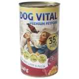 Dog Vital konzerv Beef, Liver&Pasta 1240gr