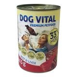 Dog Vital konzerv marha, máj 415g