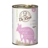 Dr. Link Dog konzerv Pure Sensitive 400g Tiszta Kenguru