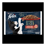 Felix Deliciously Sliced alutasak Multipack Házias válogatás aszpikban 4x80g