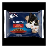 Felix Fantastic alutasak Multipack Marhával és Csirkével Aszpikban 4x85g