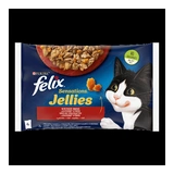 Felix Sensations alutasak Multipack Jellies Házias Válogatás Aszpikban 4x85g