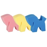 Flecki tisztítószivacs, lóalakú, sárga/rózsaszín/kék 3 db/cs