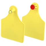 FlexoPlus szarvasmarha füljelölő, üres, D/D, apa-anya, sárga, 25 db/cs