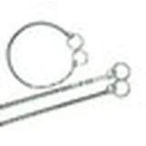 Fojtó Fém De Luxe Ezüst 3mm 35cm