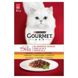 Gourmet Mon Petit Kacsával/Csirkével/Pulykával 6x50g Multipack