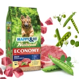 Happy&Fit Natural Economy Adult with Beef and Vegetables 12kg