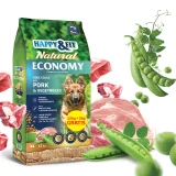 -Happy&Fit Natural Economy Adult with Pork and Vegetables 12+2kg
