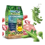 -Happy&Fit Natural Economy Adult with Pork and Vegetables 12+2kg