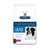 Hills Pescription Diet  Canine D/D Duck & Rice 12 kg - táplálékallergiás reakciók csökkentésére
