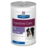 Hills Pescription Diet  Canine I/D Low Fat 360 g - zsírszegény diétára jól reagáló  GI rendellen