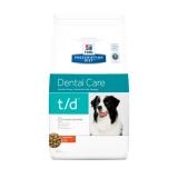 Hills Pescription Diet  Canine T/D 3 kg - fogproblémák étredi kezelése: foglepedés, fogkő, fogel