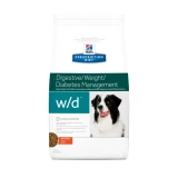Hills Pescription Diet  Canine W/D 1.5 kg - cukorbetegség, súly szintentartása, rostra reagáló G