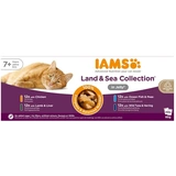 -Iams Cat Delights Senior Land&Sea Multipack Aszpikban 48x85g