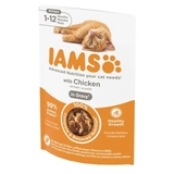 Iams Delights Kitten Csirke Falatkák Ízletes Szószban nedves macskatáp 85g