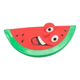 .Játék latex dinnye 15cm zöld/piros