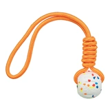 .Játék Light & Strong, labda kötéllel, EPS, 7,5x40 cm, fehér/többszínű