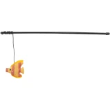Játék macskának pálca plüs hallal 46cm
