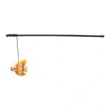 Játék macskának pálca plüs hallal 46cm