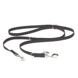 .JULIUS-K9 C&G póráz Fekete-szürke állítható póráz 20mm/2,2m