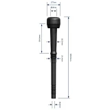 Kehelygumi 23mm Boumatic Dk1x 140x19x43mm