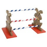KERBL Agility rágcsáló akadály, 62x33x34 cm, 2 tartó, 5 rúd