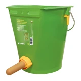 KERBL Borjúitató Vödör zöld Műanyag, higiénikus szeleppel