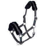 KERBL ClassicSoft kötőfék, szürke, cob