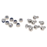 KERBL Csavarok és anyák PVC szalagfüggönyhöz, 8 db/cs