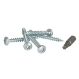 KERBL Facsavar 4,5x3 mm, horganyzott, 100 db, becsavaróval