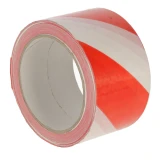 KERBL Figyelmeztető ragasztószalag, piros-fehér, 66m x 60 mm