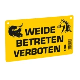 KERBL Figyelmeztető tábla  villanypásztorra