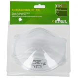 KERBL Finompor maszk, FFP1 NR D, szeleppel 3 db/cs