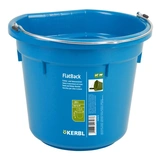 KERBL FlatBack, etető- és vizes vödör,  királykék, 20 l