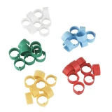 KERBL Galambgyűrű klip 16 mm, vegyes szín  5 x 20 db