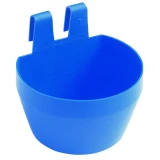 KERBL Itató-etetőtál kék, akasztós 0,3 L