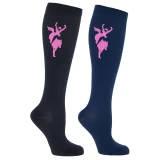 KERBL Janne, Kompressziós zokni, fekete/sötét, 34-36