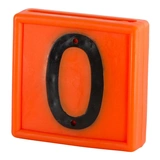 KERBL Jelölőszám 10db/csomag, narancssárga, 0