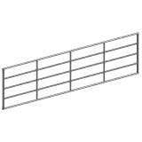 KERBL Kapu 3,5m, magasság: 100 cm, horganyzott