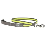 KERBL Light&Reflex villogó póráz, 25 mm, 120 cm, sárga