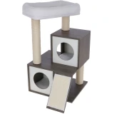 KERBL Macskafa Flair, fehér/szürke